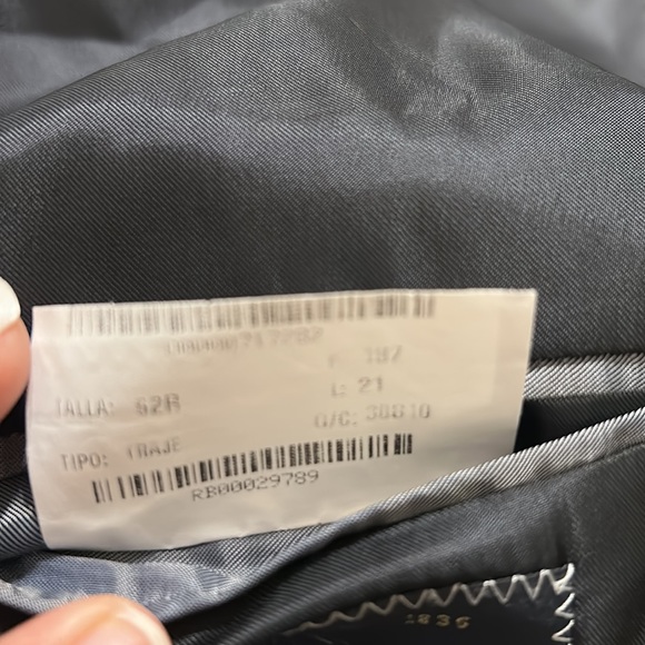 Italian Pinstripe Suit Jacket - Picture 6 of 6